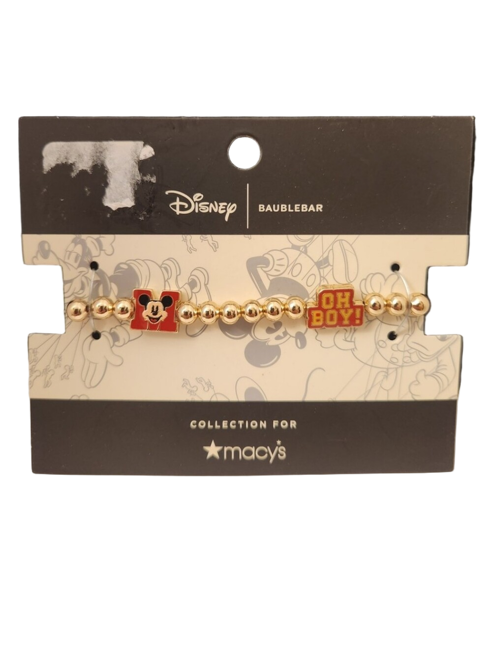 Disney Mickey Mouse & Minnie Mouse Icon Pisa Bracelet, Created for Macy - Picture 2 of 6